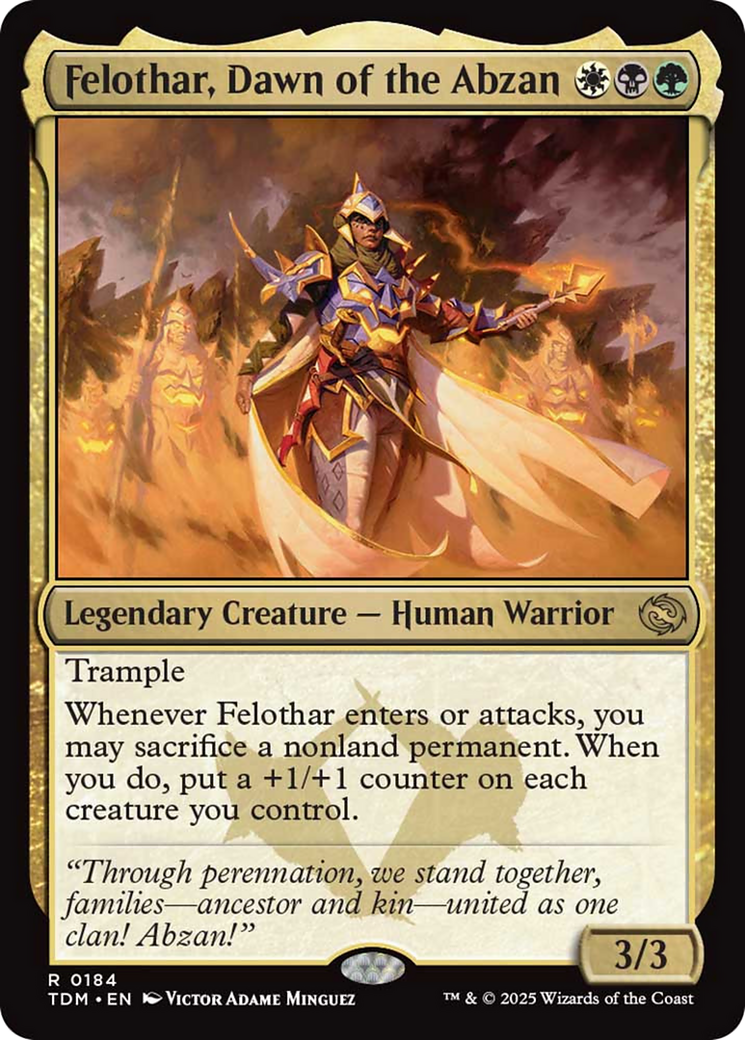 Felothar, Dawn of the Abzan [Tarkir: Dragonstorm] | Game Grid - Logan