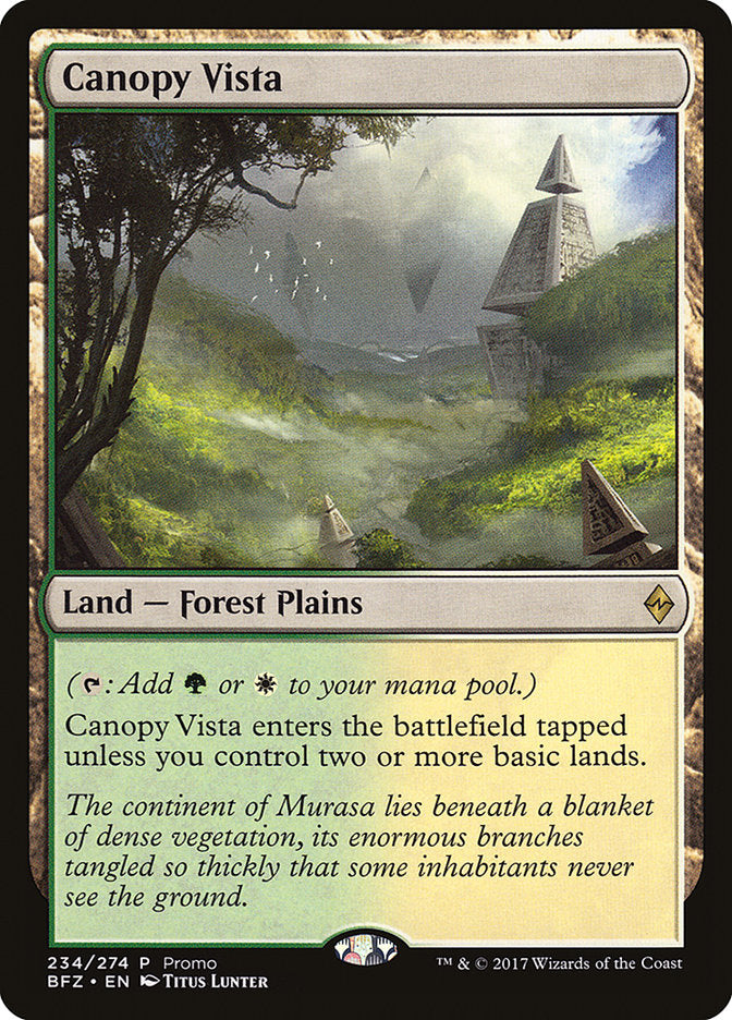 Canopy Vista (Promo) [Standard Showdown Promos] | Game Grid - Logan