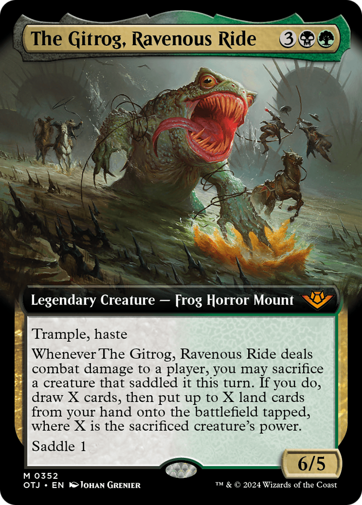 The Gitrog, Ravenous Ride (Extended Art) [Outlaws of Thunder Junction] | Game Grid - Logan