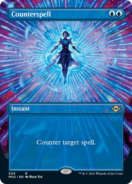Counterspell (Borderless Alternate Art) [Modern Horizons 2] | Game Grid - Logan