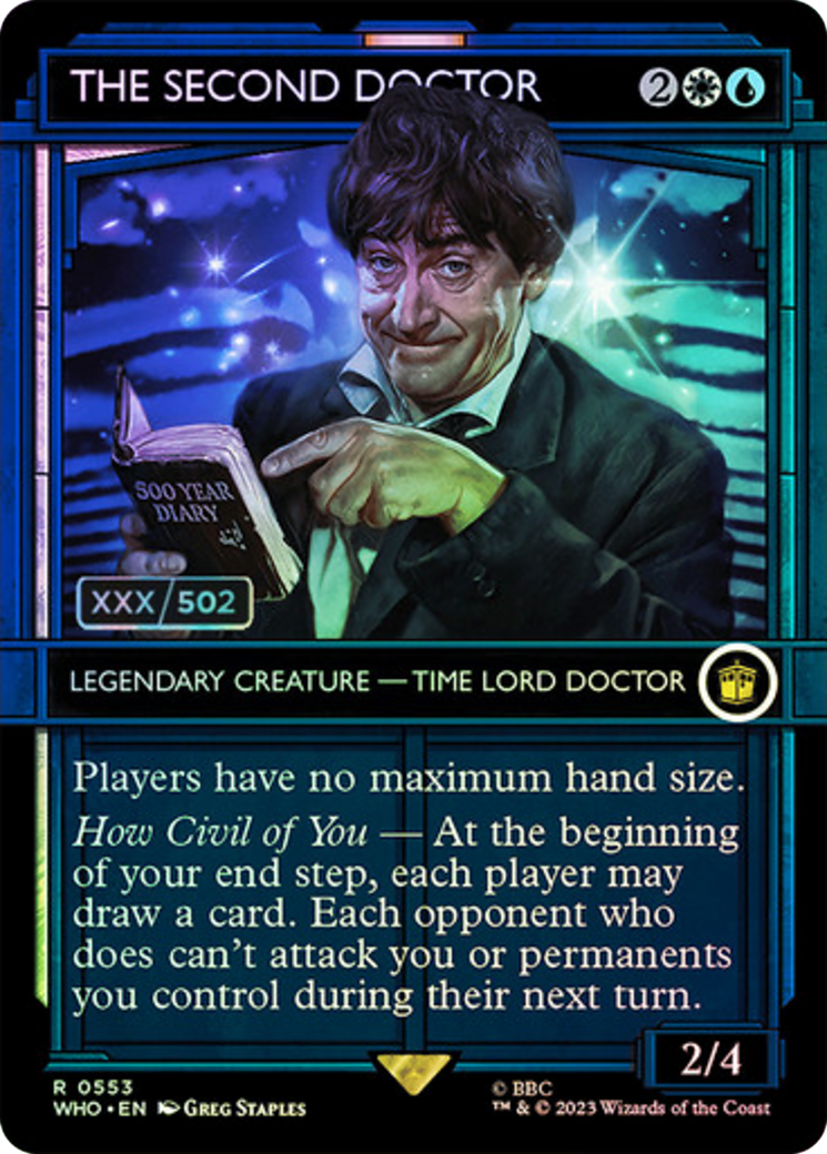The Second Doctor (Serial Numbered) [Doctor Who] | Game Grid - Logan