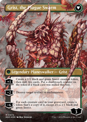 Grist, Voracious Larva // Grist, the Plague Swarm (Borderless) (Textured Foil) [Modern Horizons 3] | Game Grid - Logan