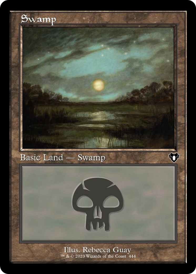 Swamp (444) (Retro) [Commander Masters] | Game Grid - Logan