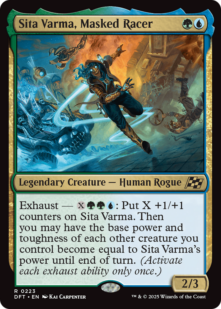 Sita Varma, Masked Racer [Aetherdrift] | Game Grid - Logan