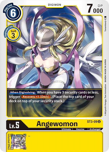 Angewomon [ST3-09] [Starter Deck: Heaven's Yellow] | Game Grid - Logan