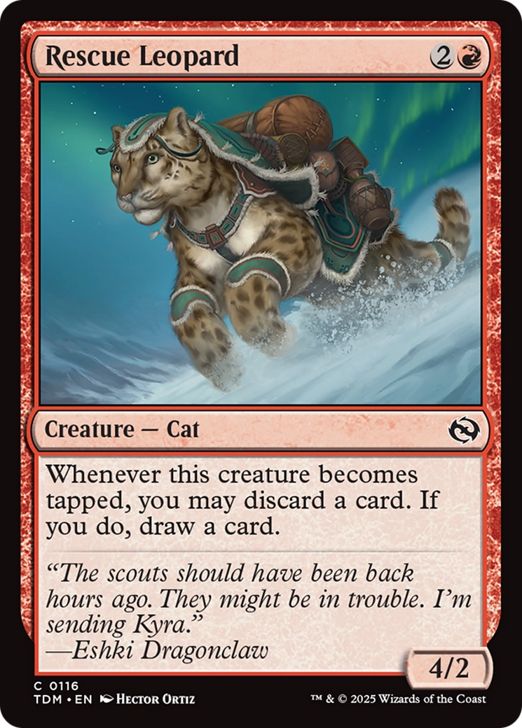 Rescue Leopard [Tarkir: Dragonstorm] | Game Grid - Logan
