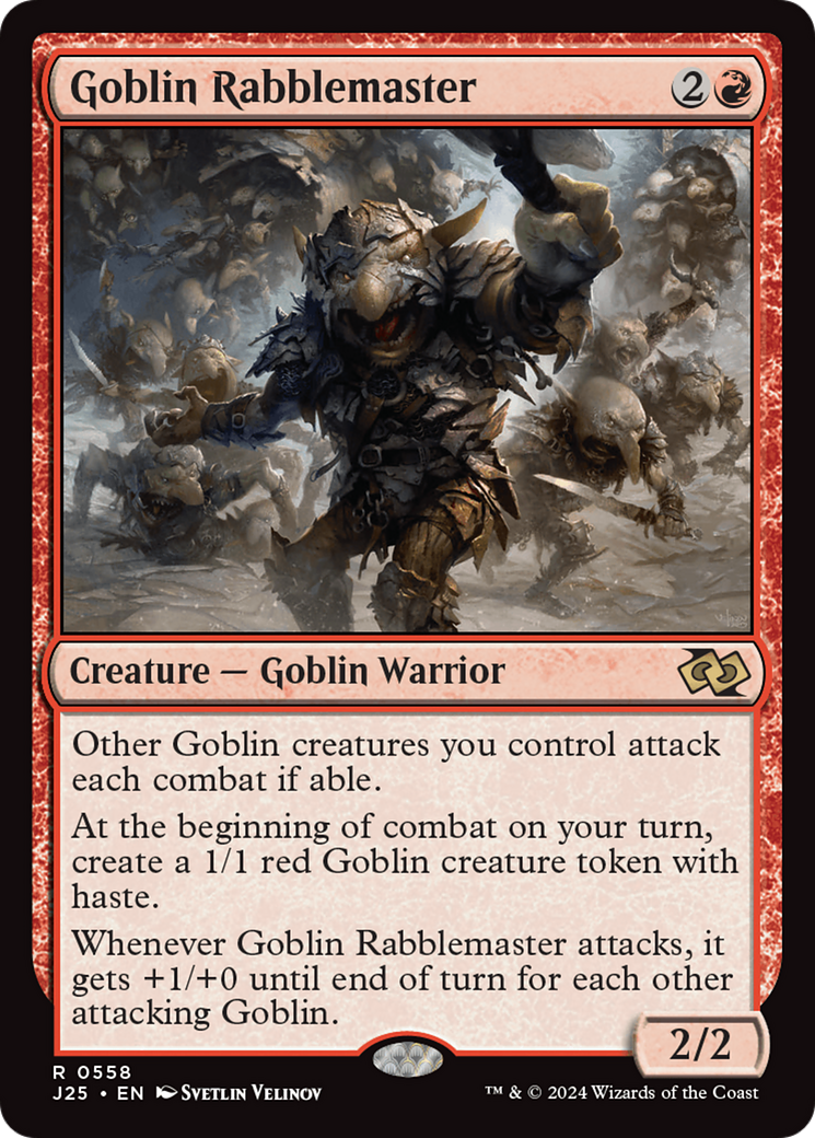 Goblin Rabblemaster [Foundations Jumpstart] | Game Grid - Logan