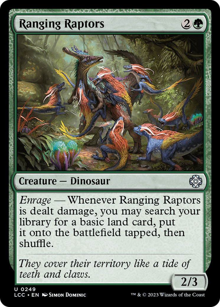 Ranging Raptors [The Lost Caverns of Ixalan Commander] | Game Grid - Logan