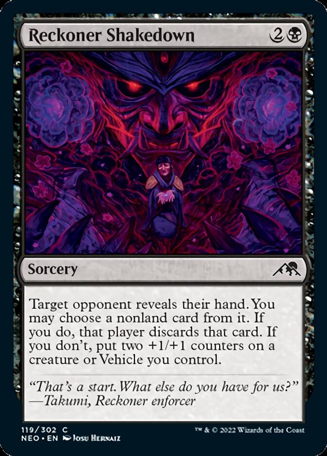 Reckoner Shakedown [Kamigawa: Neon Dynasty] | Game Grid - Logan
