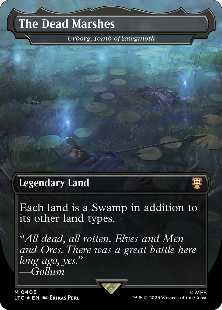 The Dead Marshes - Urborg, Tomb of Yawgmoth (Surge Foil Realms and Relics) [The Lord of the Rings: Tales of Middle-Earth Commander] | Game Grid - Logan