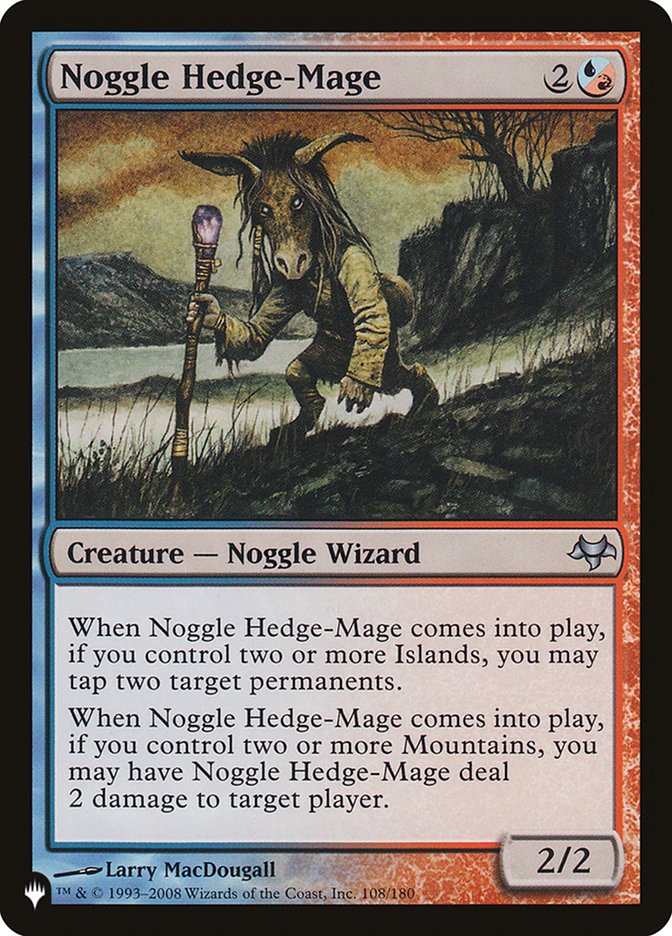 Noggle Hedge-Mage [The List] | Game Grid - Logan