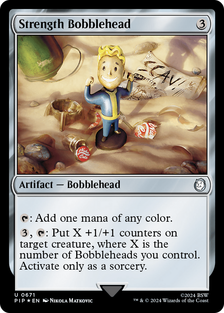 Strength Bobblehead (Surge Foil) [Fallout] | Game Grid - Logan