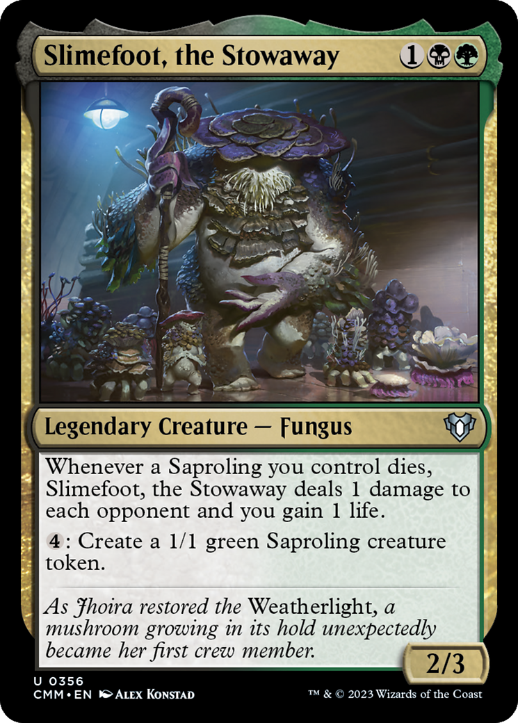 Slimefoot, the Stowaway [Commander Masters] | Game Grid - Logan
