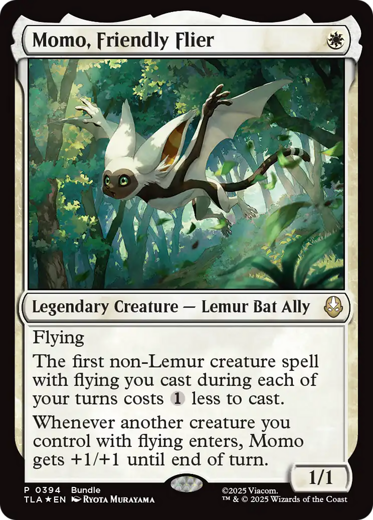 Momo, Friendly Flier (Bundle) [Avatar: The Last Airbender Promos] | Game Grid - Logan