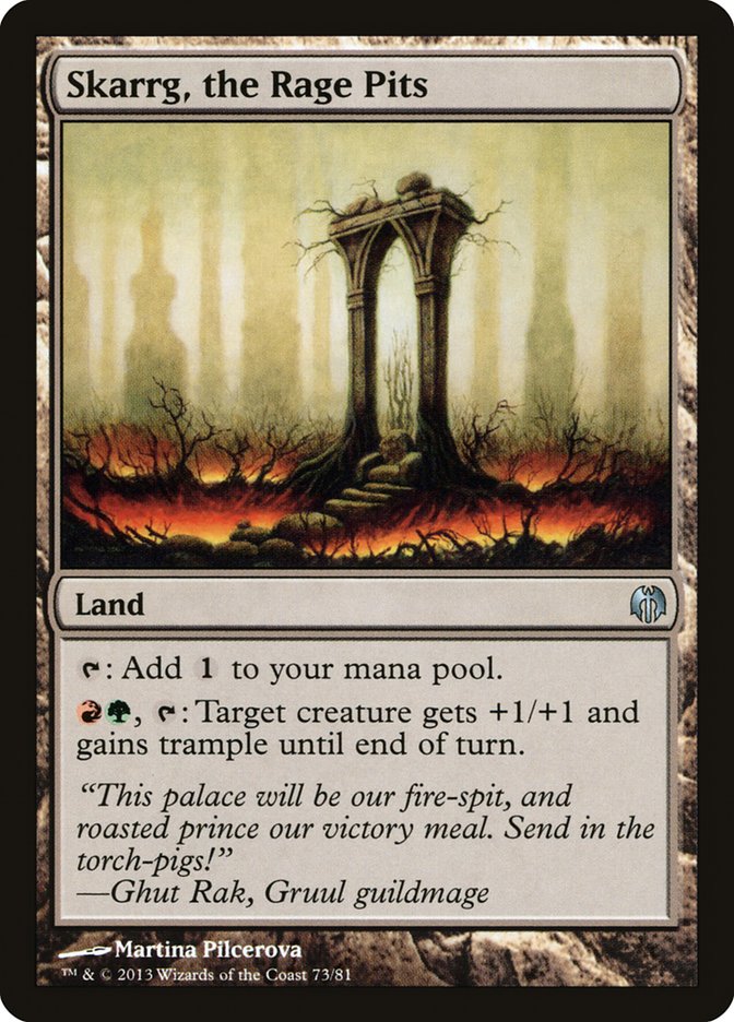 Skarrg, the Rage Pits [Duel Decks: Heroes vs. Monsters] | Game Grid - Logan