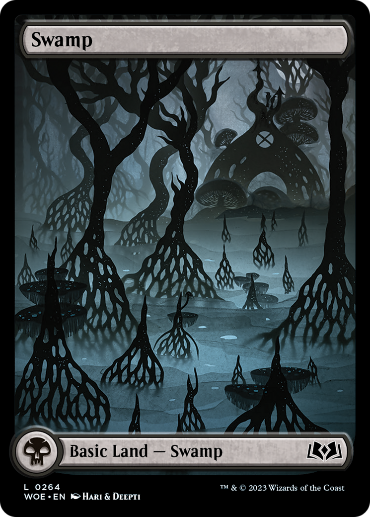 Swamp (264) (Full-Art) [Wilds of Eldraine] | Game Grid - Logan