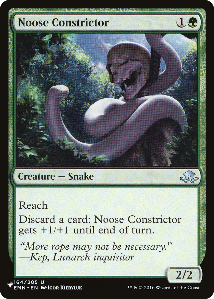 Noose Constrictor [The List Reprints] | Game Grid - Logan