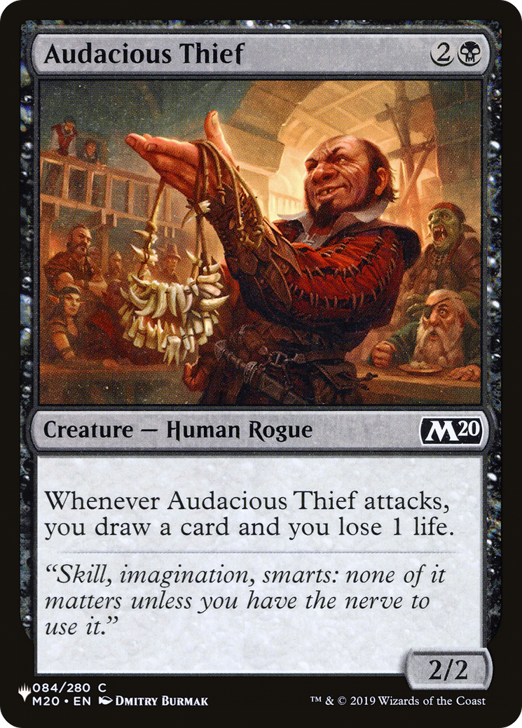 Audacious Thief [The List Reprints] | Game Grid - Logan