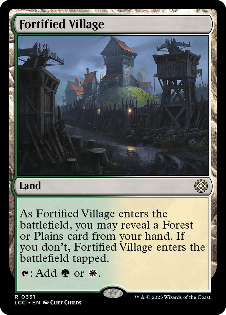 Fortified Village [The Lost Caverns of Ixalan Commander] | Game Grid - Logan