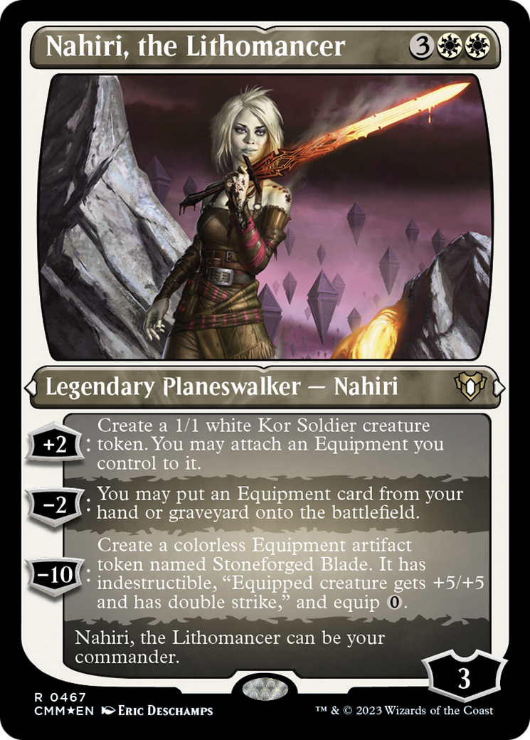 Nahiri, the Lithomancer (Foil Etched) [Commander Masters] | Game Grid - Logan