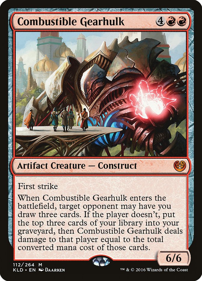 Combustible Gearhulk [Kaladesh] | Game Grid - Logan