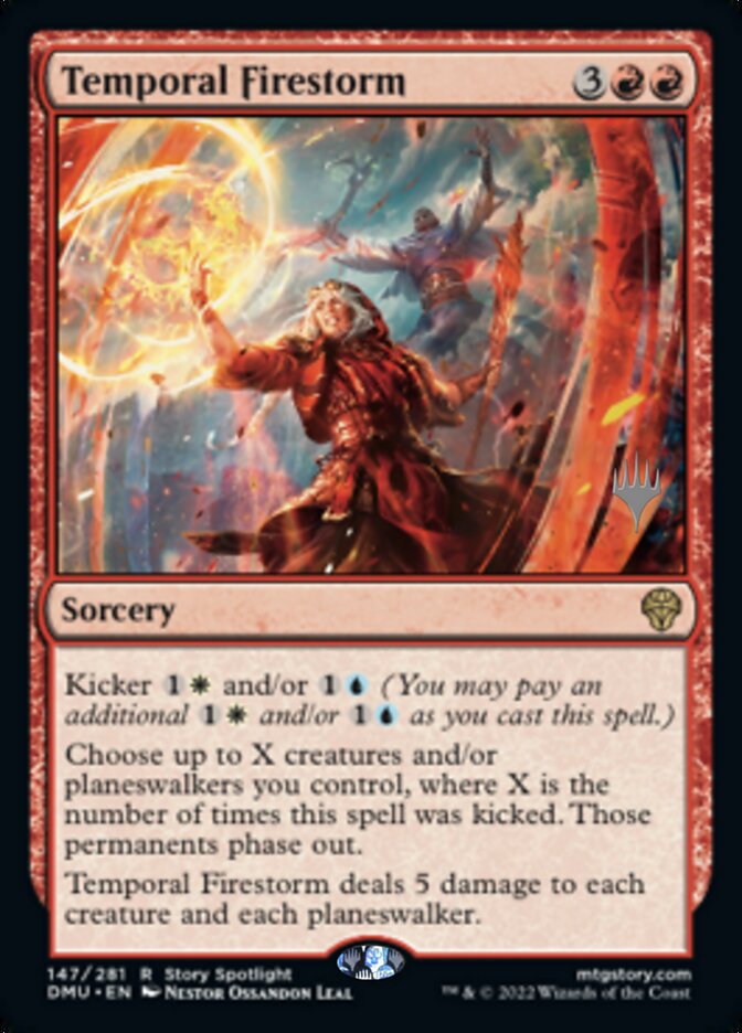 Temporal Firestorm (Promo Pack) [Dominaria United Promos] | Game Grid - Logan
