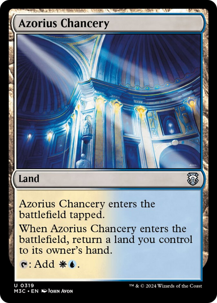 Azorius Chancery [Modern Horizons 3 Commander] | Game Grid - Logan