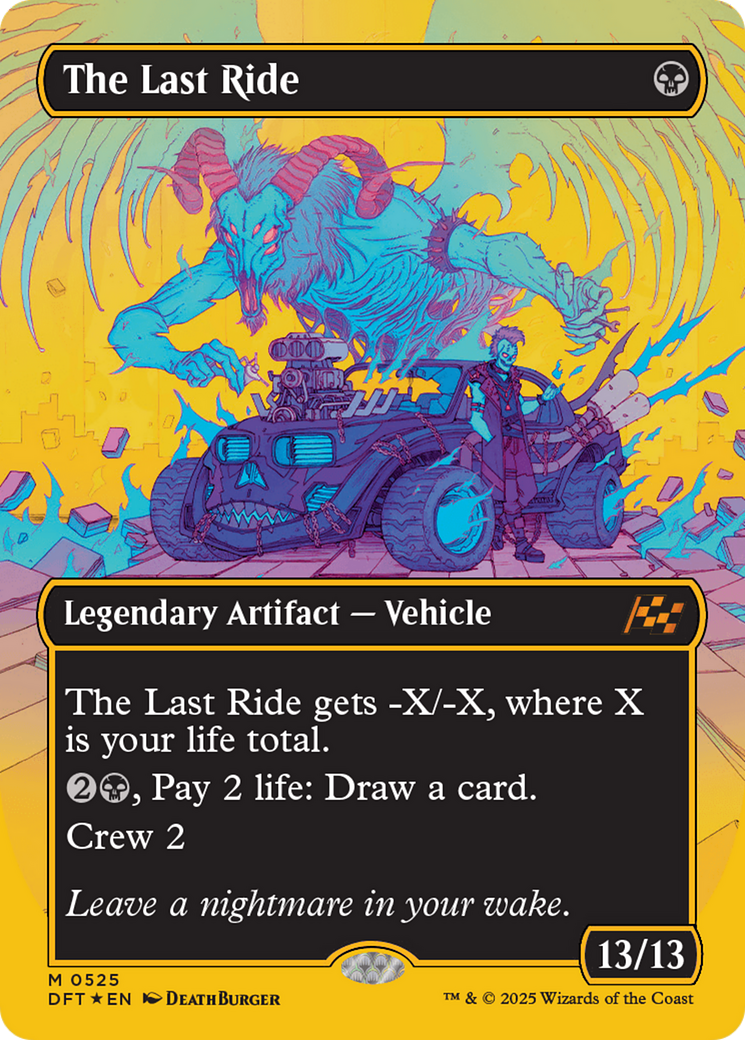 The Last Ride (Borderless) (First-Place Foil) [Aetherdrift] | Game Grid - Logan