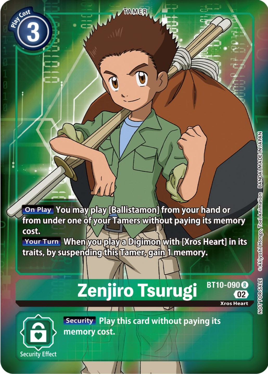 Zenjiro Tsurugi [BT10-090] (Box Topper) [Xros Encounter] | Game Grid - Logan