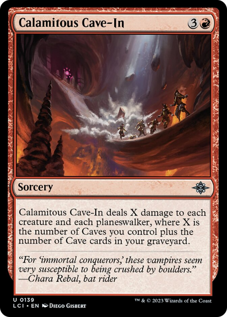 Calamitous Cave-In [The Lost Caverns of Ixalan] | Game Grid - Logan