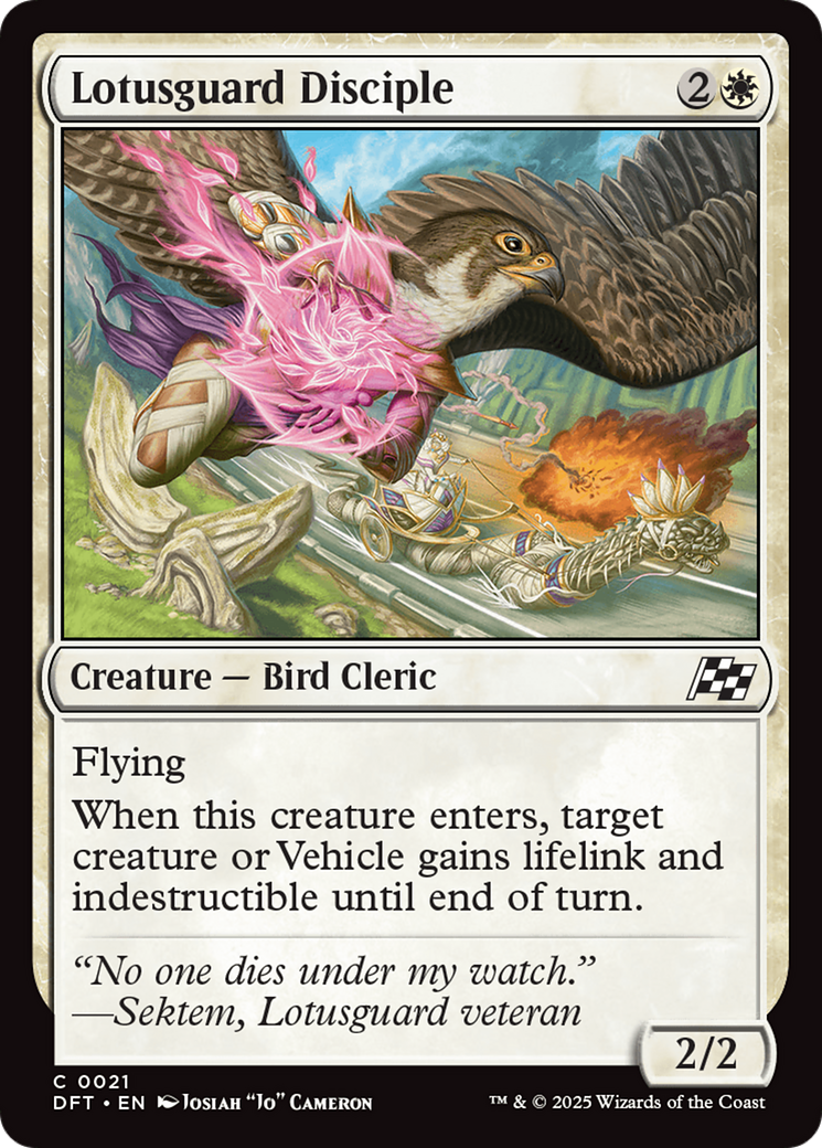 Lotusguard Disciple [Aetherdrift] | Game Grid - Logan