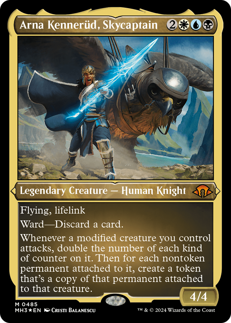 Arna Kennerud, Skycaptain (Foil Etched) [Modern Horizons 3] | Game Grid - Logan