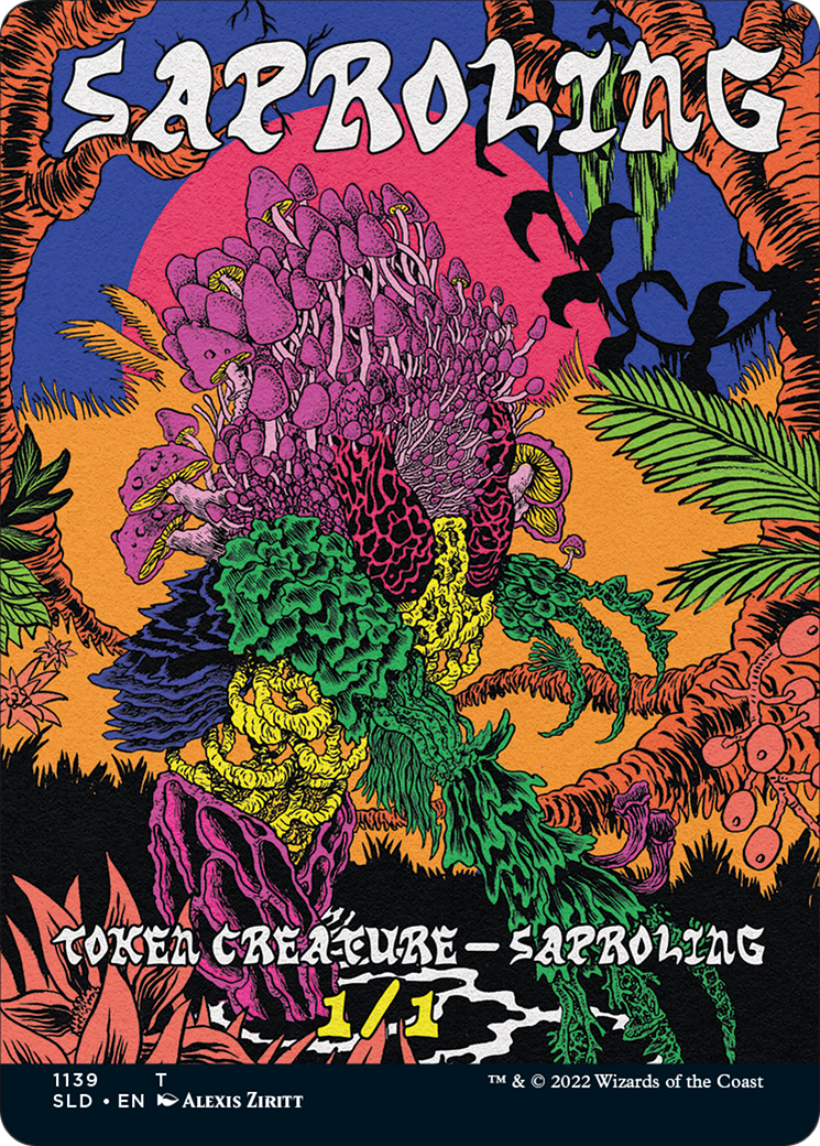 Saproling Token (Borderless) [Secret Lair Drop Series] | Game Grid - Logan