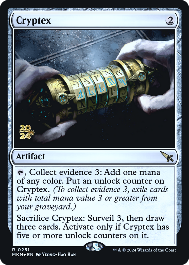 Cryptex [Murders at Karlov Manor Prerelease Promos] | Game Grid - Logan