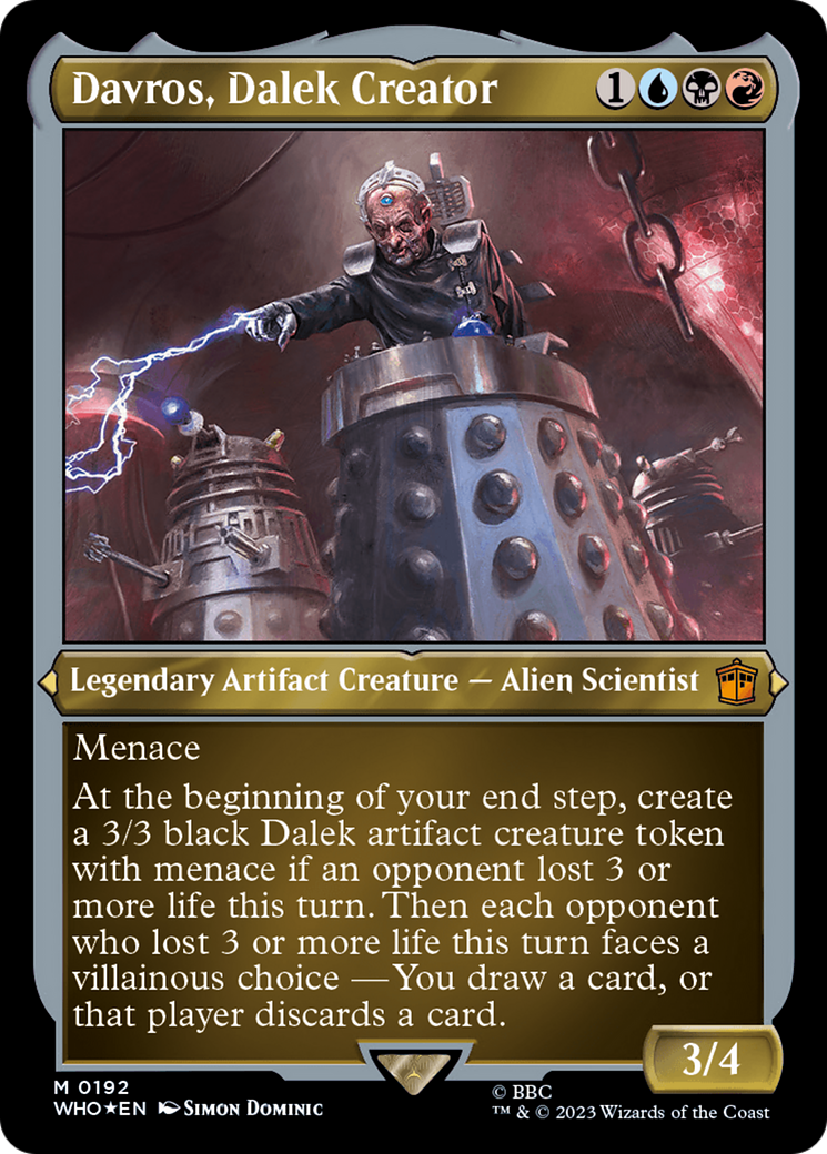 Davros, Dalek Creator (Display Commander) - Thick Stock [Doctor Who] | Game Grid - Logan