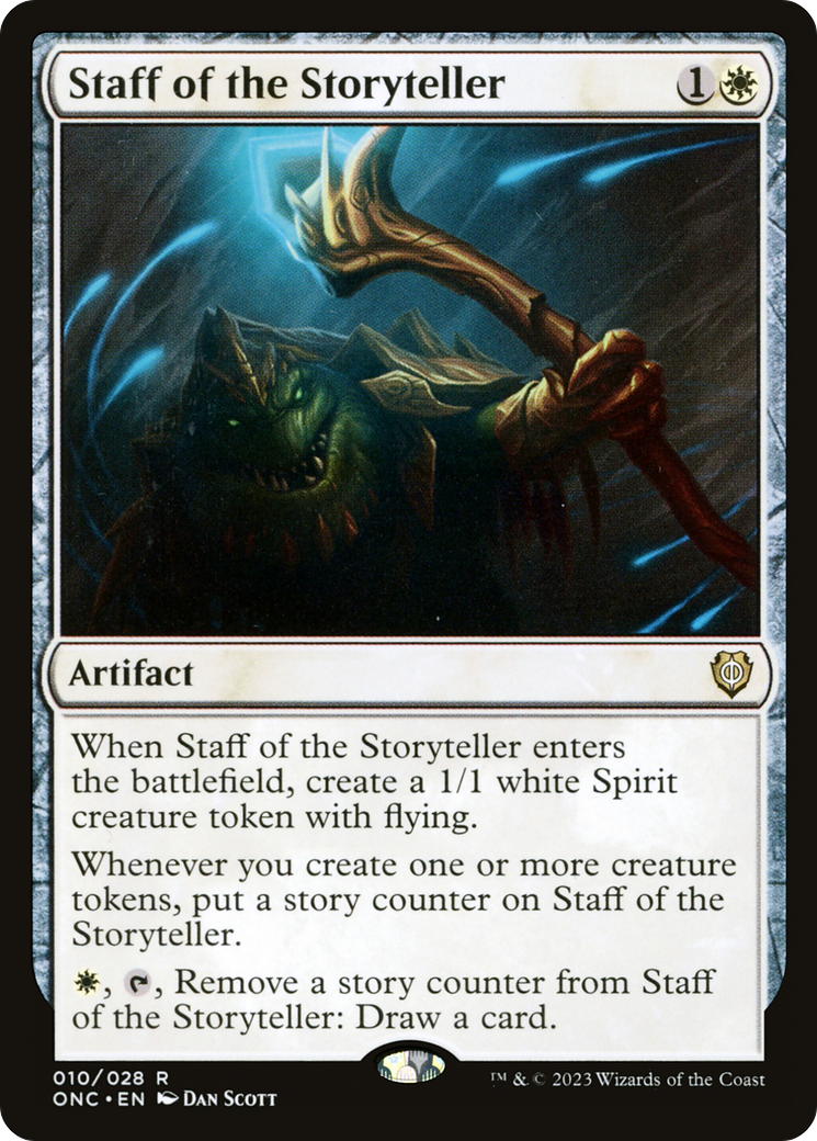 Staff of the Storyteller [Phyrexia: All Will Be One Commander] | Game Grid - Logan