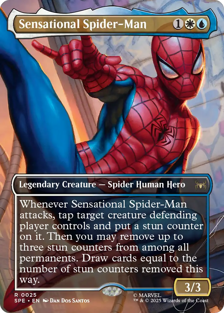 Sensational Spider-Man (Borderless) [Marvel's Spider-Man: Eternal-Legal] | Game Grid - Logan