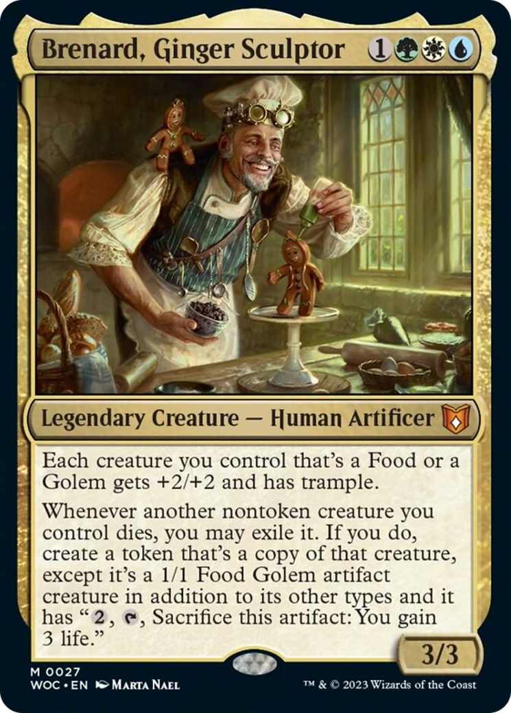 Brenard, Ginger Sculptor [Wilds of Eldraine Commander] | Game Grid - Logan