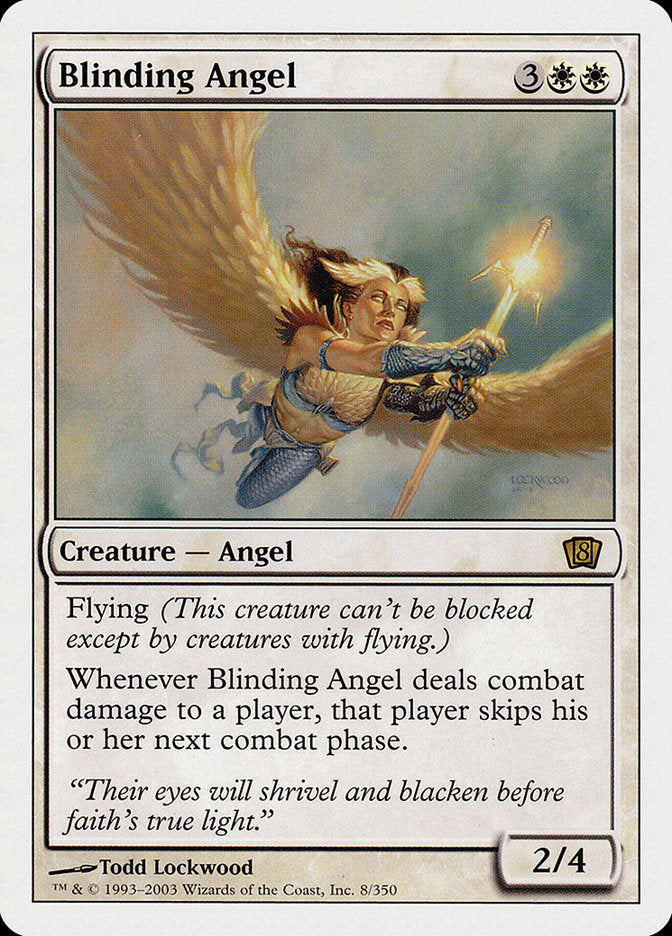 Blinding Angel (8th Edition) [Oversize Cards] | Game Grid - Logan