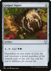 Golgari Signet [Phyrexia: All Will Be One Commander] | Game Grid - Logan