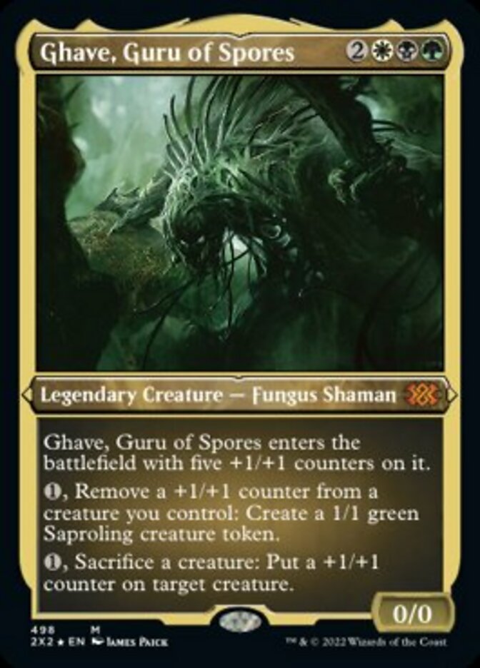 Ghave, Guru of Spores (Foil Etched) [Double Masters 2022] | Game Grid - Logan