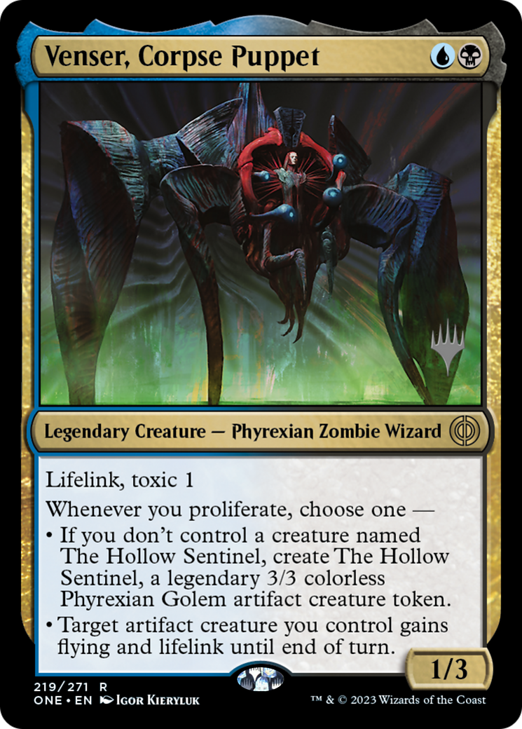 Venser, Corpse Puppet (Promo Pack) [Phyrexia: All Will Be One Promos] | Game Grid - Logan