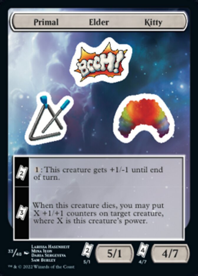 Primal Elder Kitty [Unfinity Stickers] | Game Grid - Logan