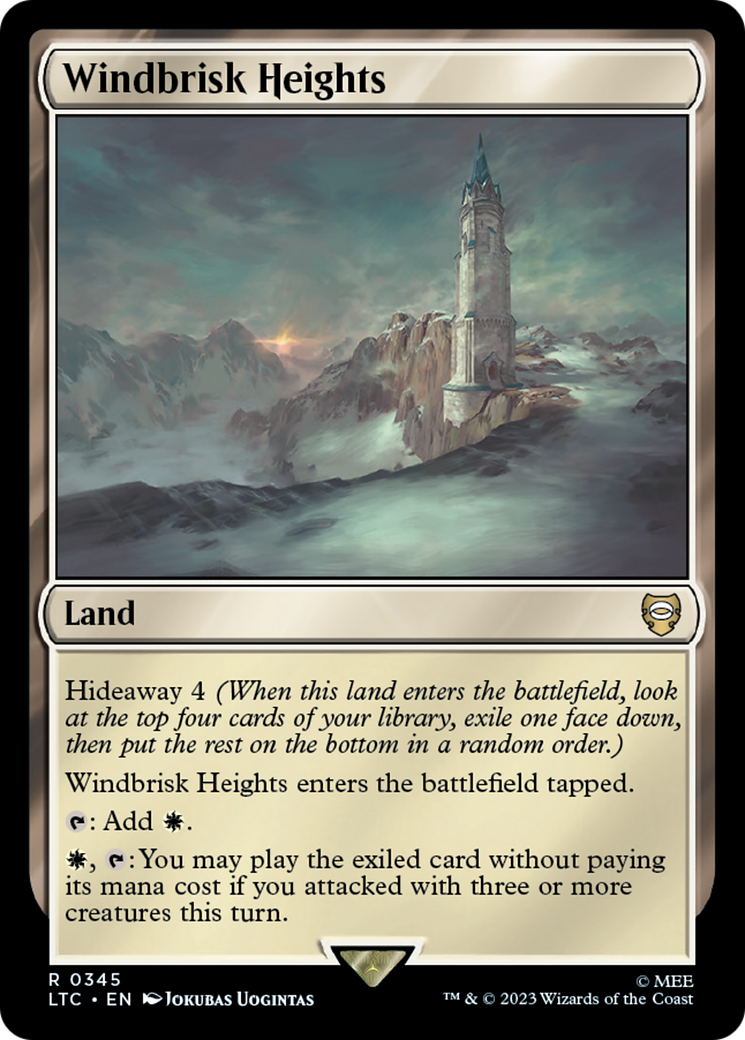 Windbrisk Heights [The Lord of the Rings: Tales of Middle-Earth Commander] | Game Grid - Logan