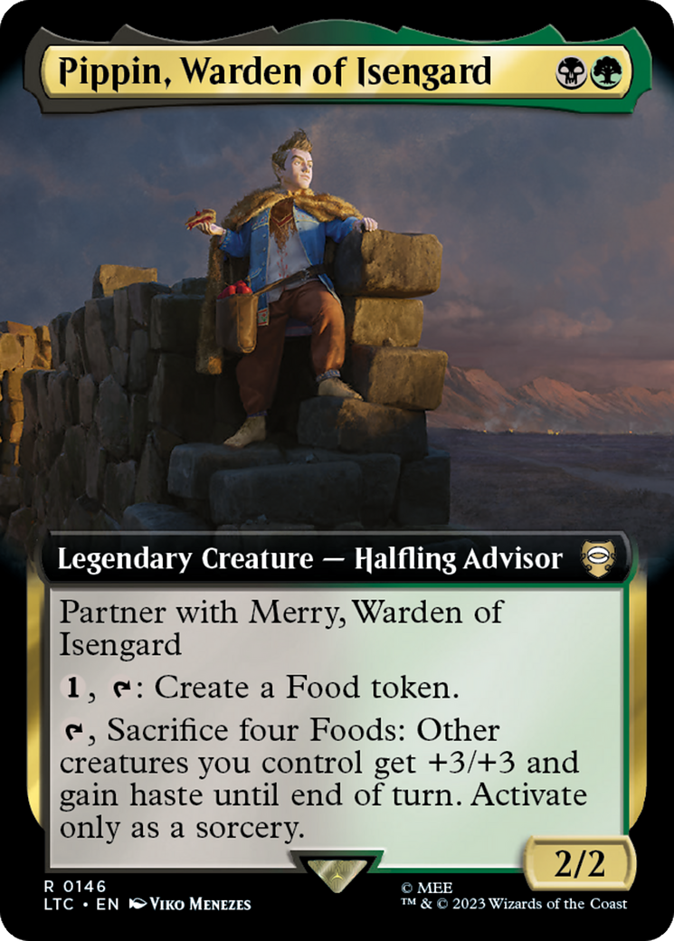 Pippin, Warden of Isengard (Extended Art) [The Lord of the Rings: Tales of Middle-Earth Commander] | Game Grid - Logan