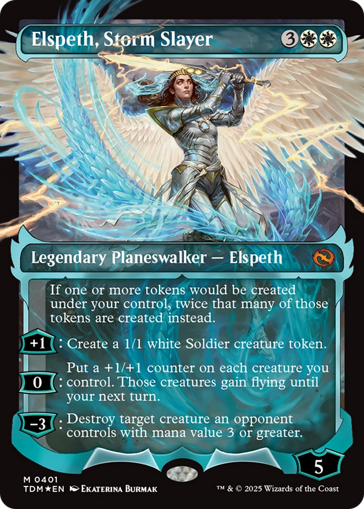 Elspeth, Storm Slayer (Showcase) [Tarkir: Dragonstorm] | Game Grid - Logan