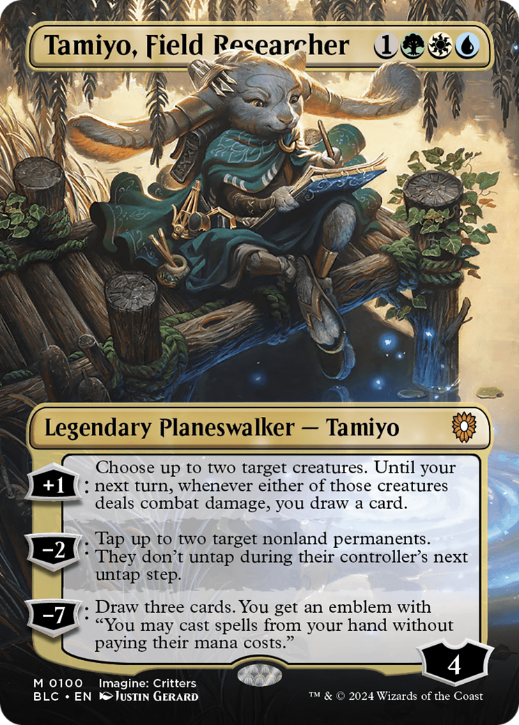 Tamiyo, Field Researcher (Borderless) [Bloomburrow Commander] | Game Grid - Logan