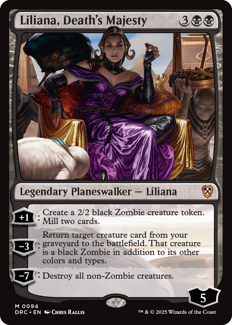 Liliana, Death's Majesty [Aetherdrift Commander] | Game Grid - Logan