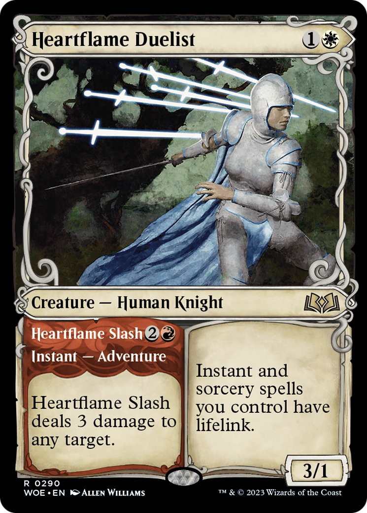 Heartflame Duelist // Heartflame Slash (Showcase) [Wilds of Eldraine] | Game Grid - Logan