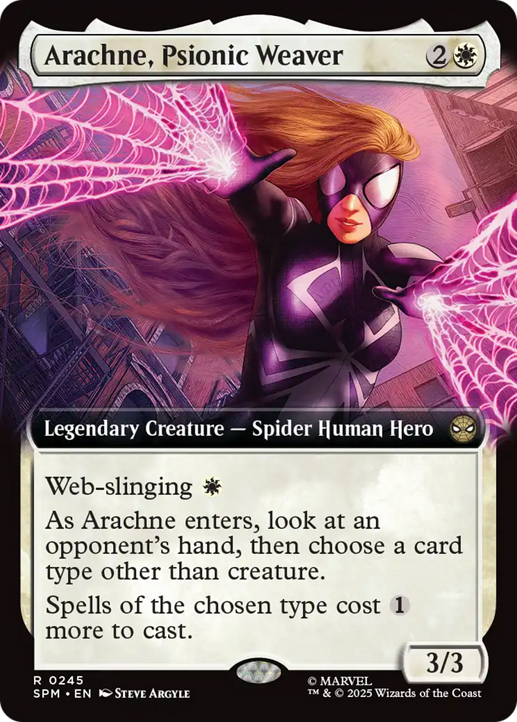 Arachne, Psionic Weaver (Extended Art) [Marvel's Spider-Man] | Game Grid - Logan